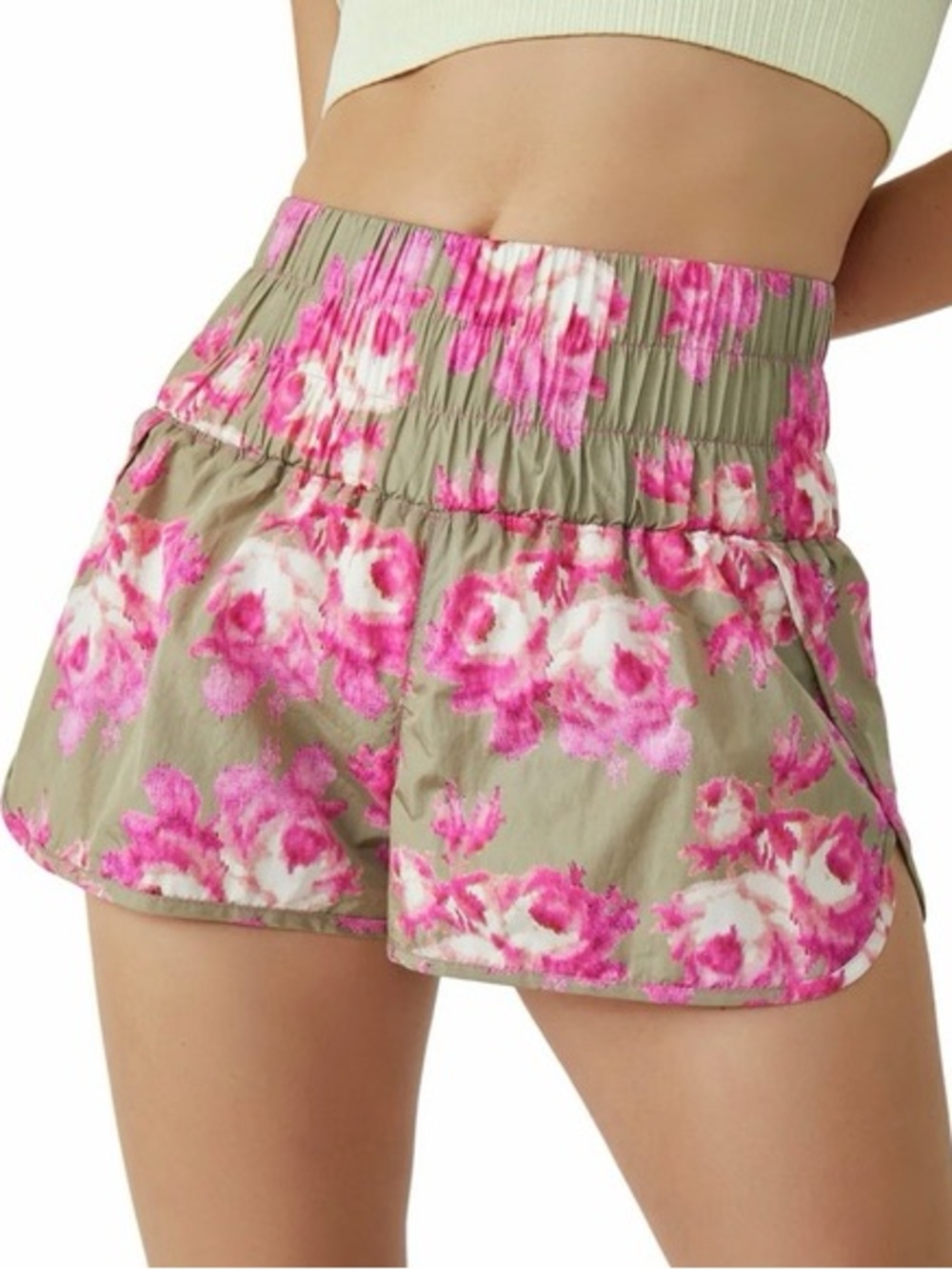 FP Movement by Free People "The Way Home" Floral Print Shorts Size XS